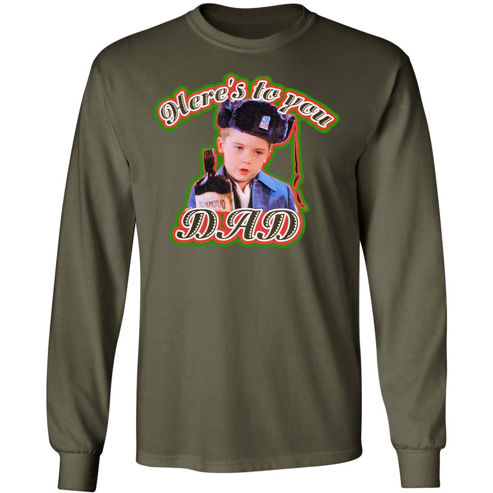 Long Sleeve T-Shirt - CFHL3GU3 - Military Green - 16