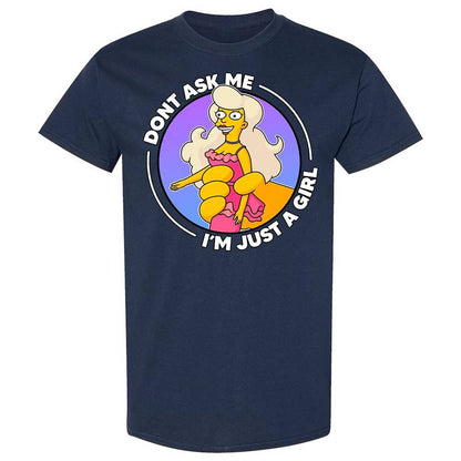 Don't Ask Me I'm Just A Girl - Navy - 16
