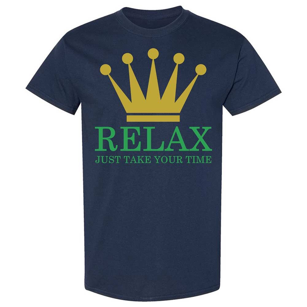 Relax Just Take Your Time - Navy - 16