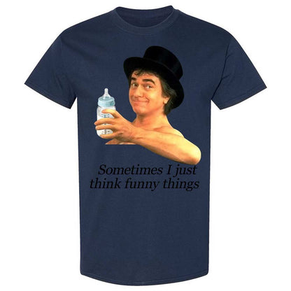 Sometimes I just think funny things - Navy - 16