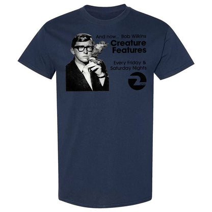 Bob Wilkins Creature Features - Navy - 16