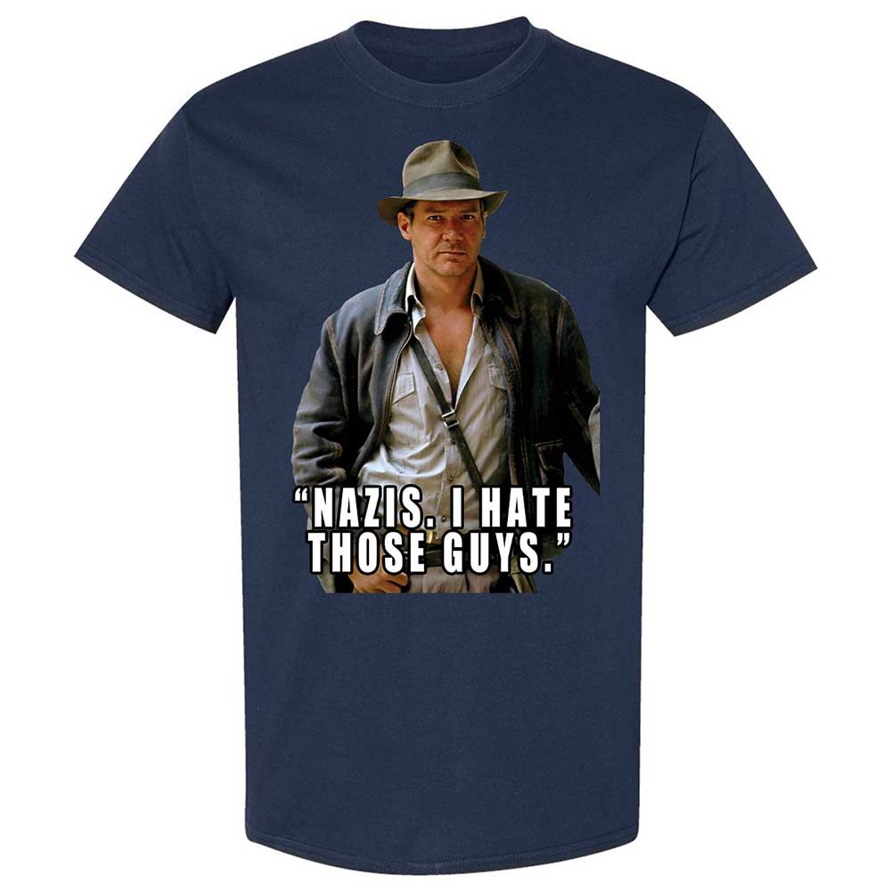 Classic Unisex T-Shirt - XWMSX7UQ - Navy - 16