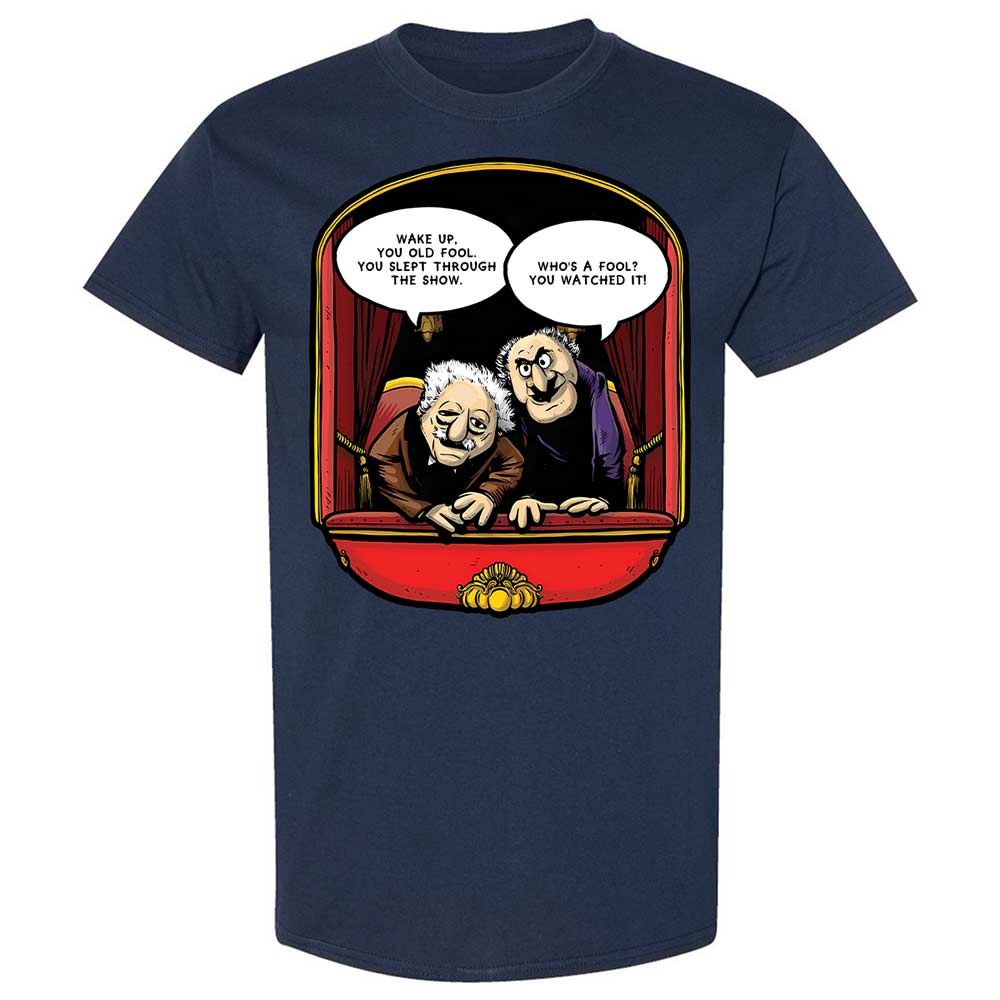 Statler and Waldorf (Wake Up) - Navy - 16