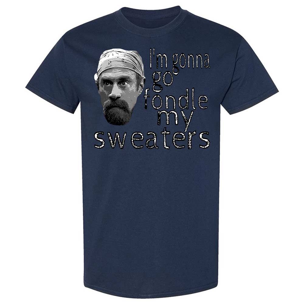 Fondle my sweaters - Navy - 16