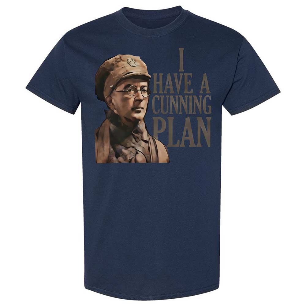 I Have A Cunning Plannn - Navy - 16