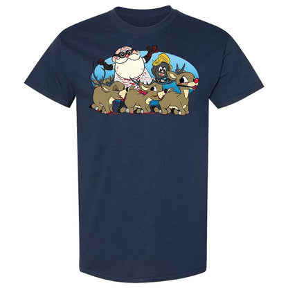 Santapede Greeting - Navy - 16