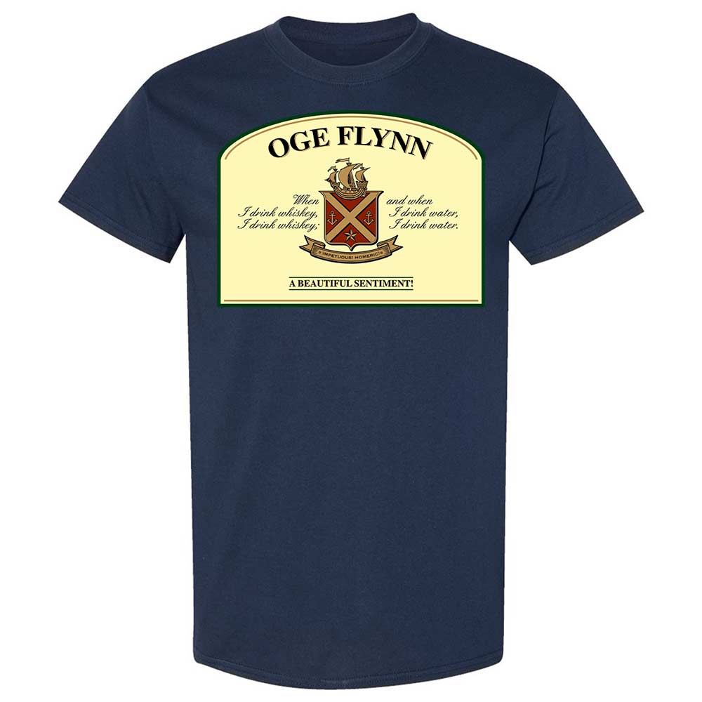 When I drink whiskey, when I drink water - Navy - 16
