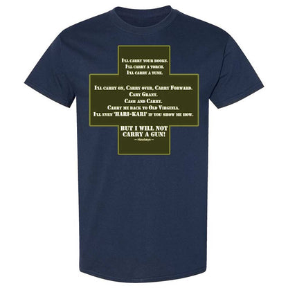 I Will Not Carry a Gun - Navy - 16