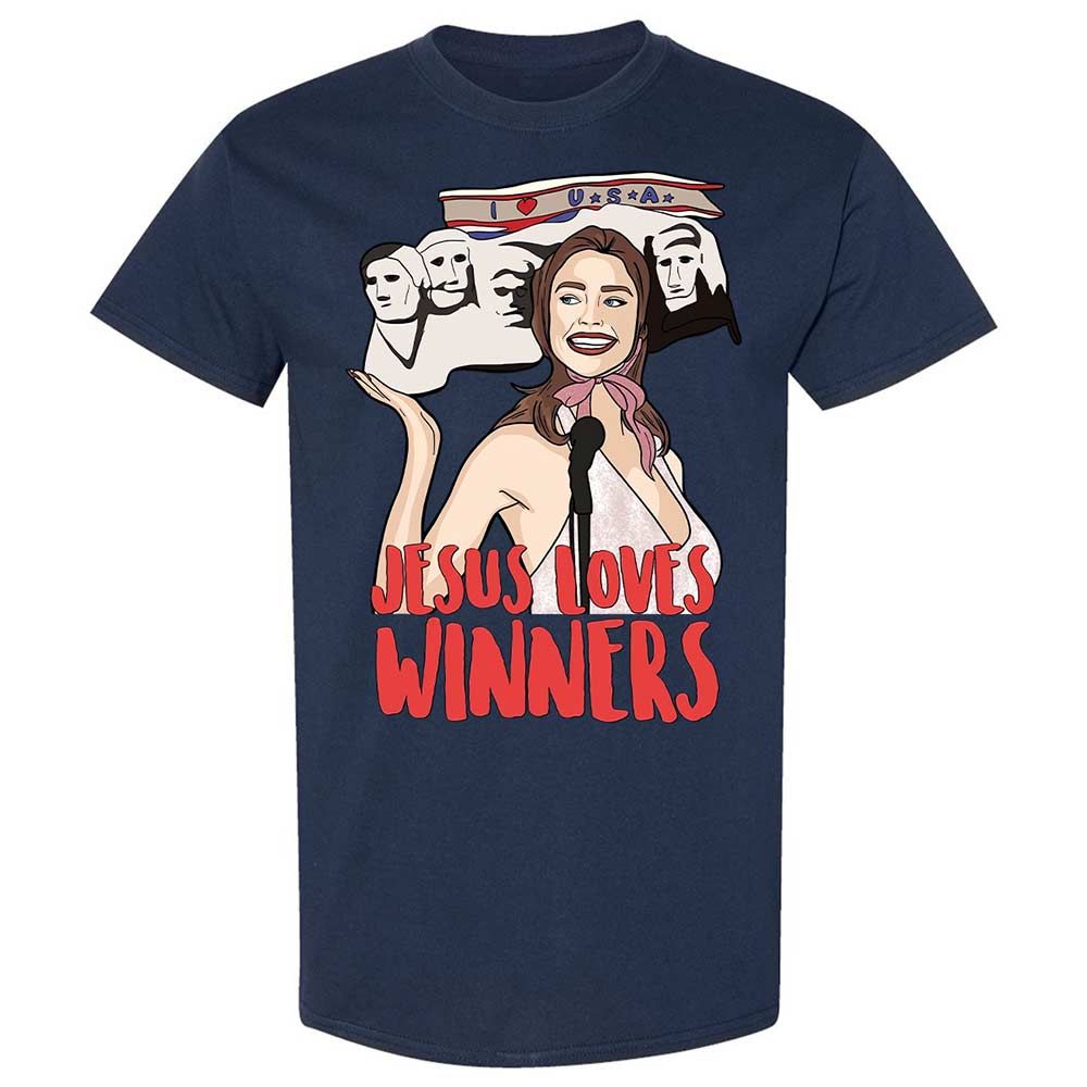 He Loves Winners - Navy - 16