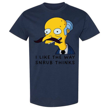 I Like the Way Snrub Thinks - Navy - 16