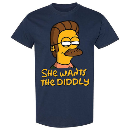 She Wants The Diddly - Navy - 16