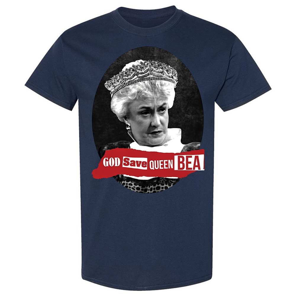 God Save Queen Bea - Navy - 16