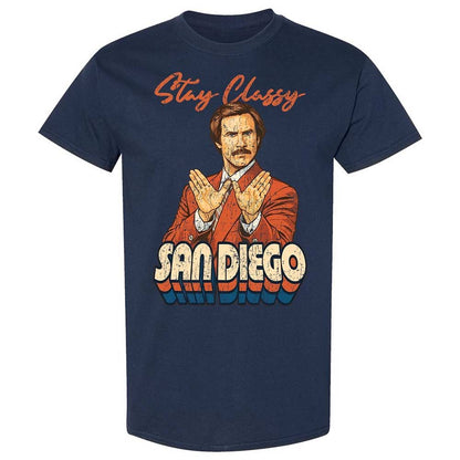 Classic Unisex T-Shirt - B496NW6Y - Navy - 16