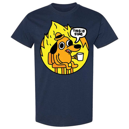 This is Fine - Navy - 16