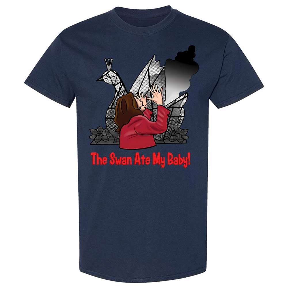 The Swan Ate My Baby - Navy - 16