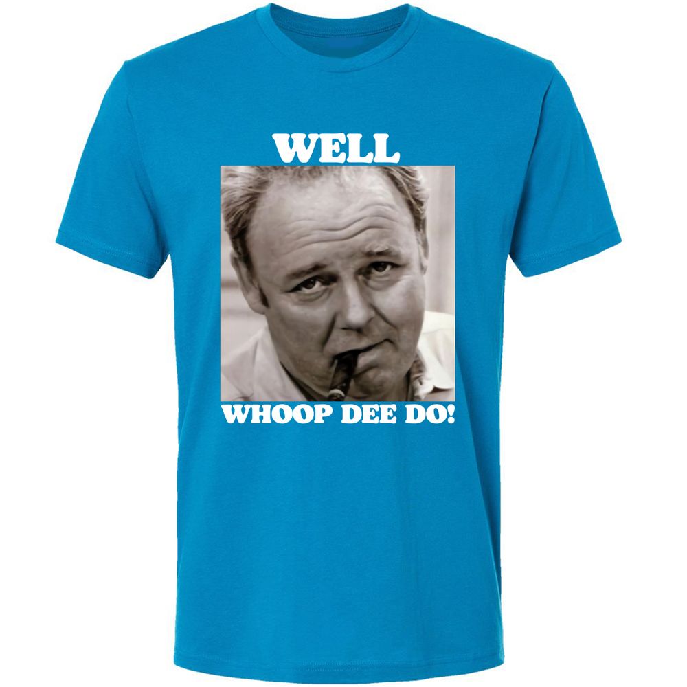 Funny 70s Tv Quote Whoop Dee Do - Turquoise - 16