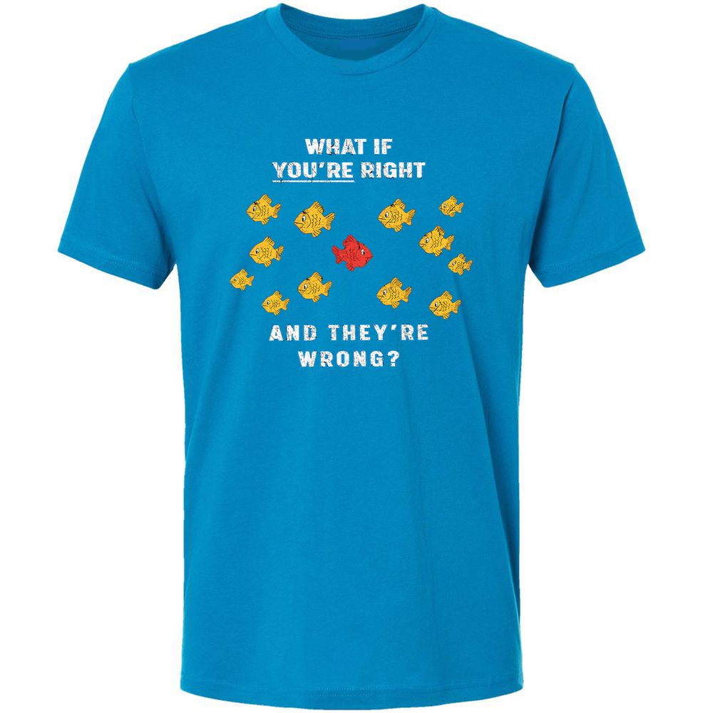 Premium Unisex T-Shirt - QRS27LZC - Turquoise - 16