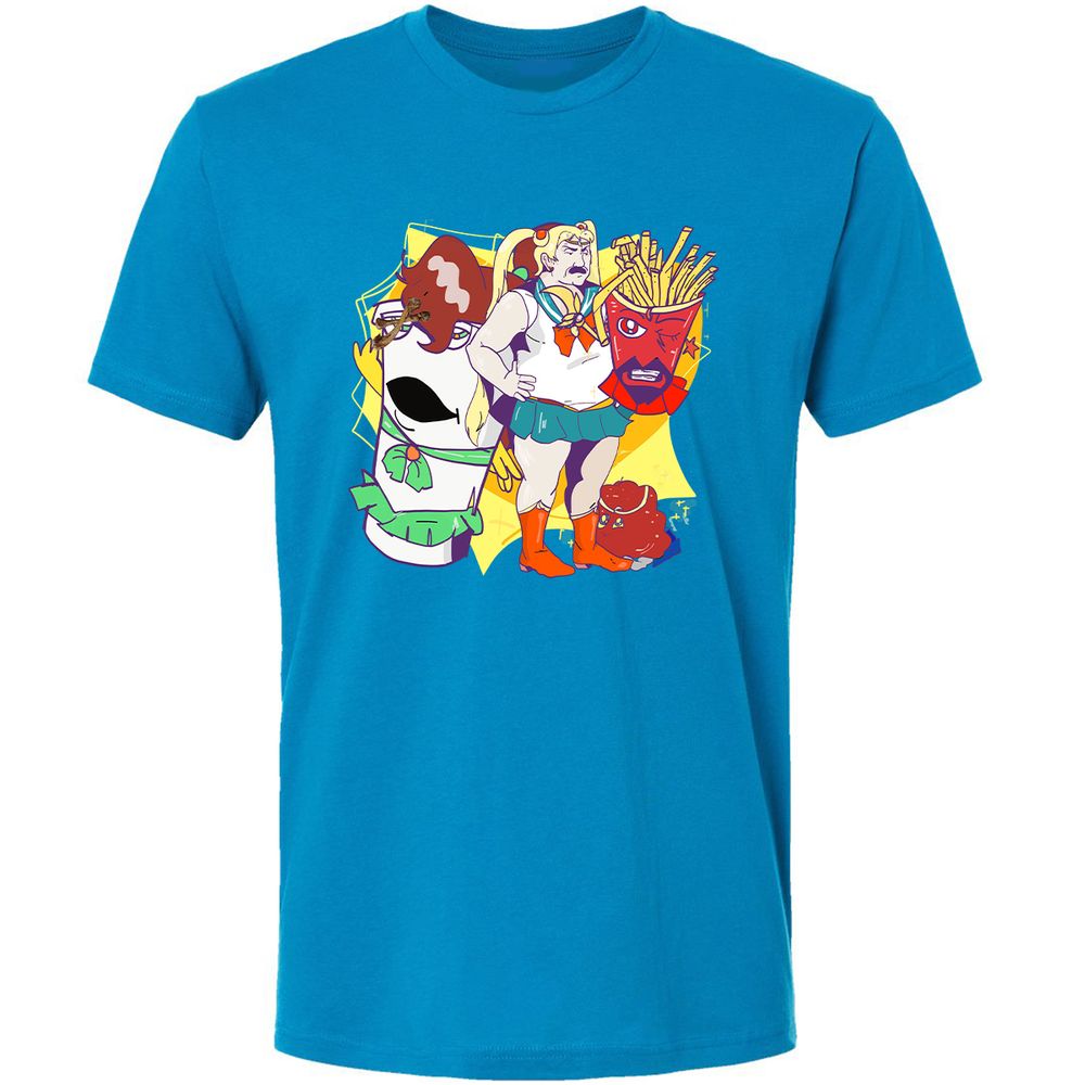 Premium Unisex T-Shirt - K7VE577B - Turquoise - 16