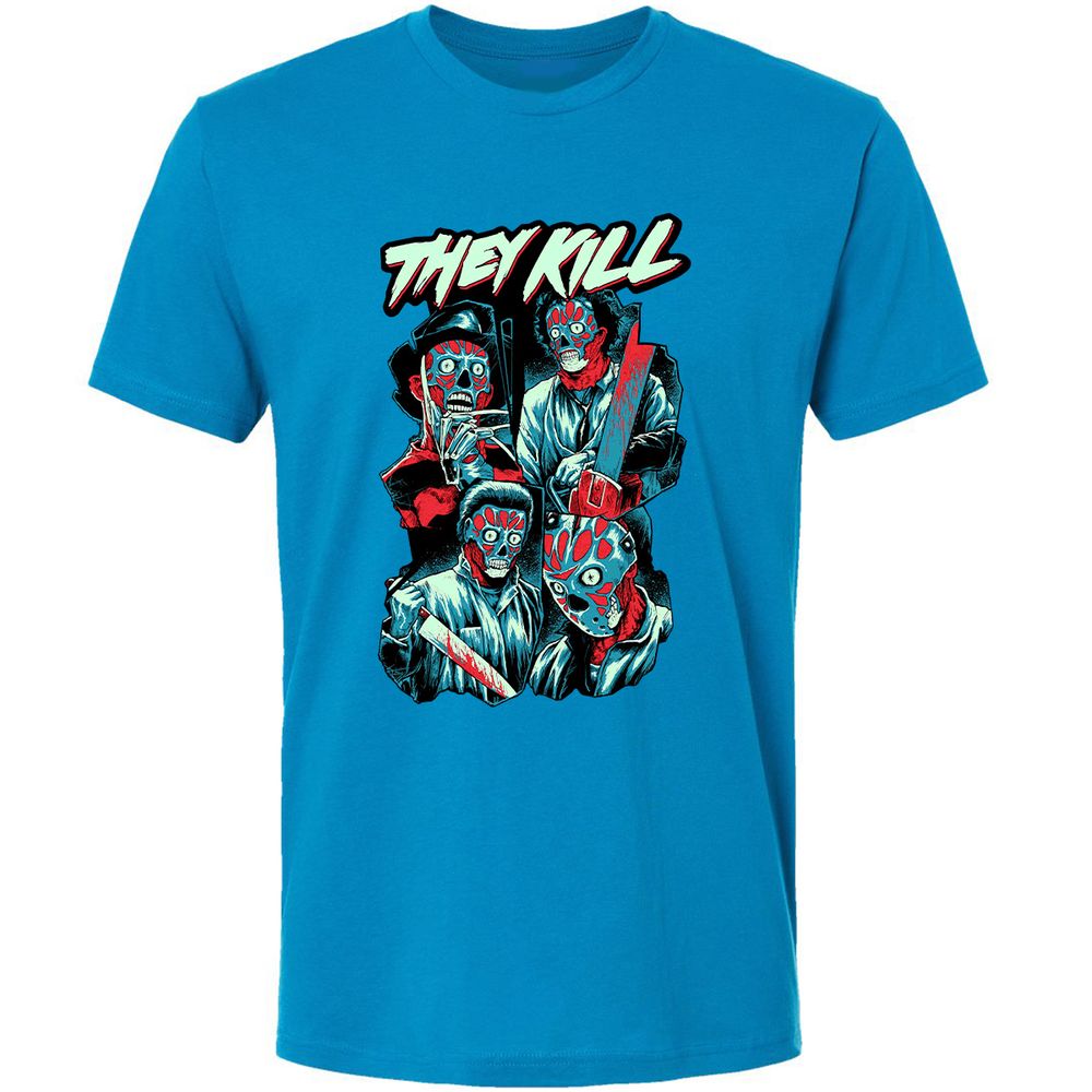 Premium Unisex T-Shirt - L9ND38MN - Turquoise - 16