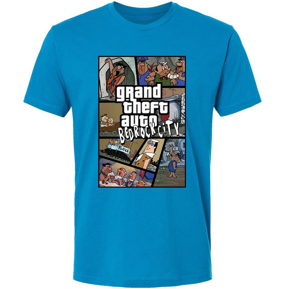 Premium Unisex T-Shirt - Black - Turquoise - 16