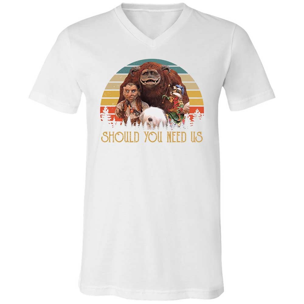 Unisex V-Neck T-Shirt - VUWUT3XR - White - 16
