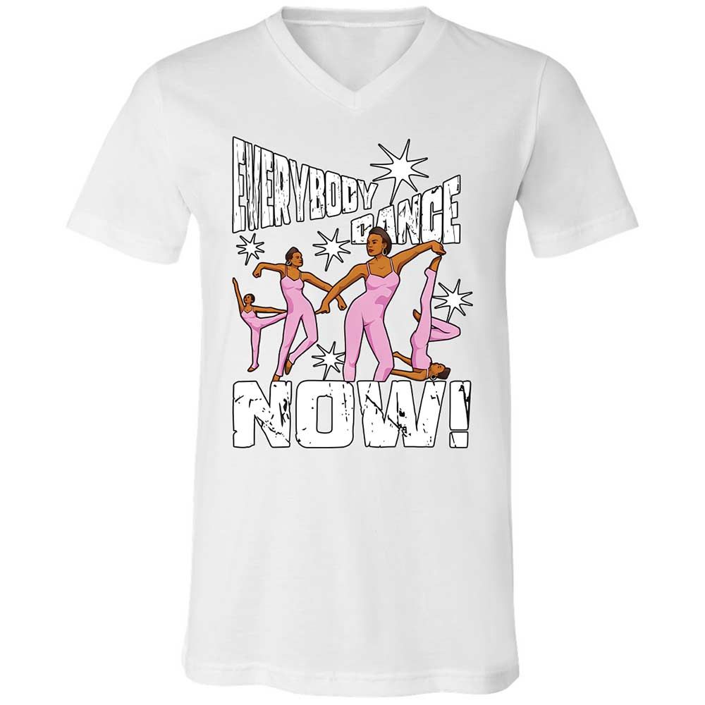 Unisex V-Neck T-Shirt - 9KWT5MVW - White - 16