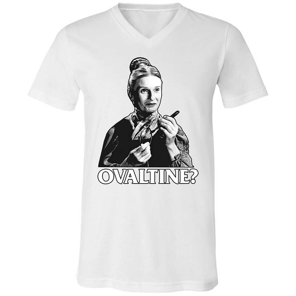 Unisex V-Neck T-Shirt - TSAKD8X9 - White - 16