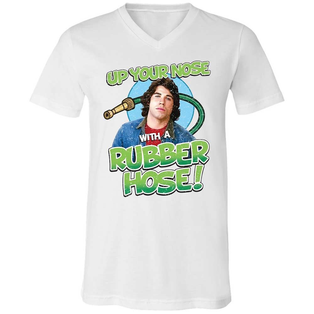 Unisex V-Neck T-Shirt - QF5Q29PY - White - 16