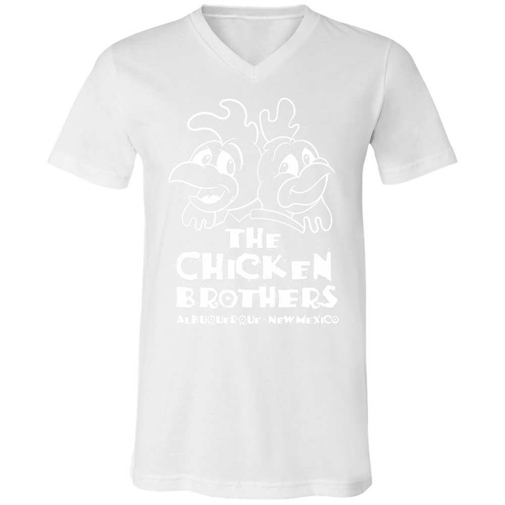 Unisex V-Neck T-Shirt - V7WAQP2Z - White - 16