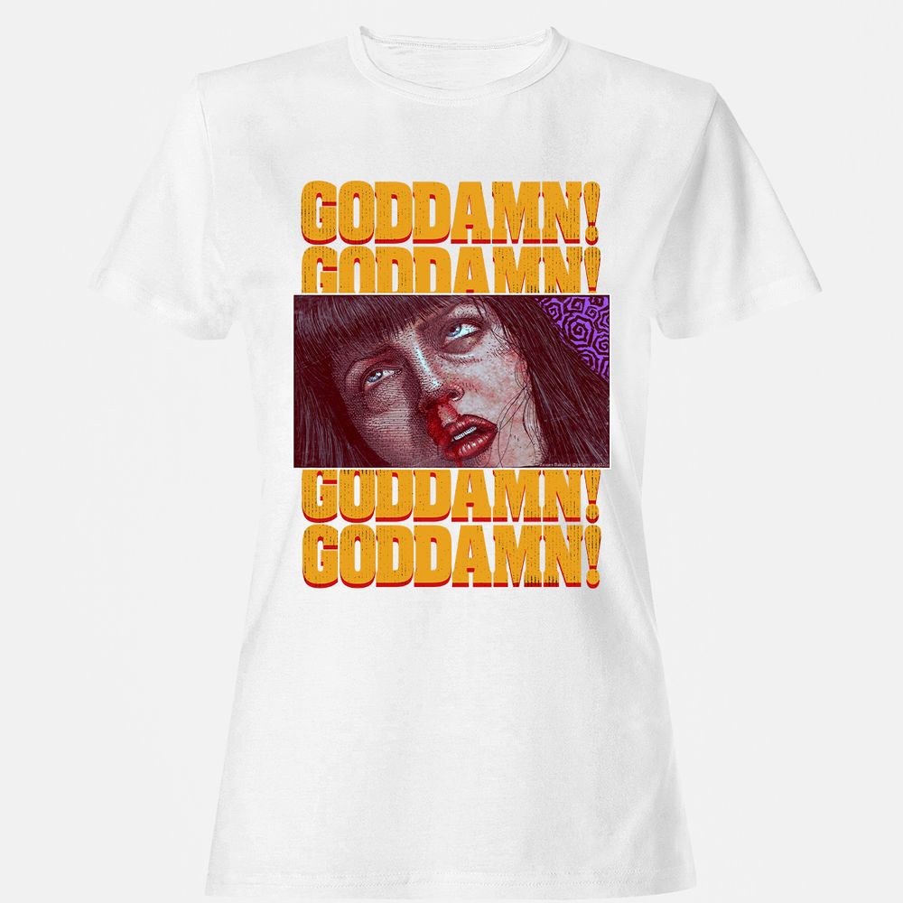 Women's T-Shirt - JHBD9G7J - White - 16