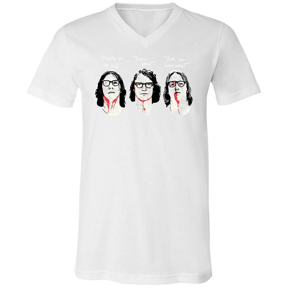 Unisex V-Neck T-Shirt - P4ULPH2Z - White - 16