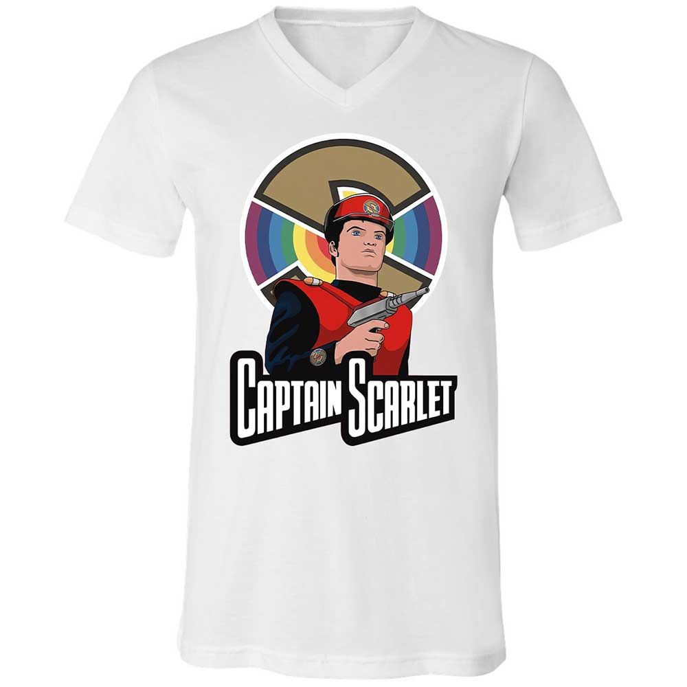 Unisex V-Neck T-Shirt - 4NJ375XF - White - 16