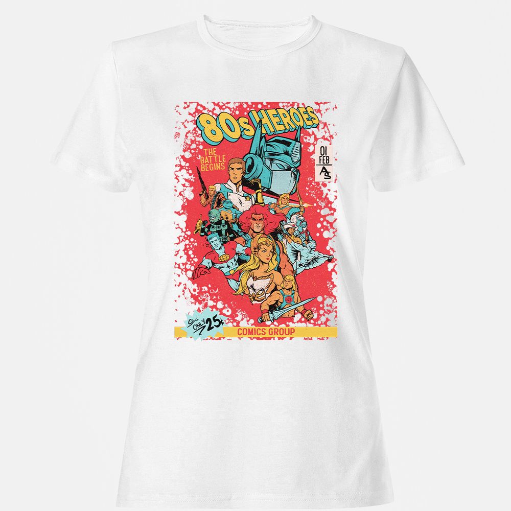 Women's T-Shirt - FL4YBBD2 - White - 16