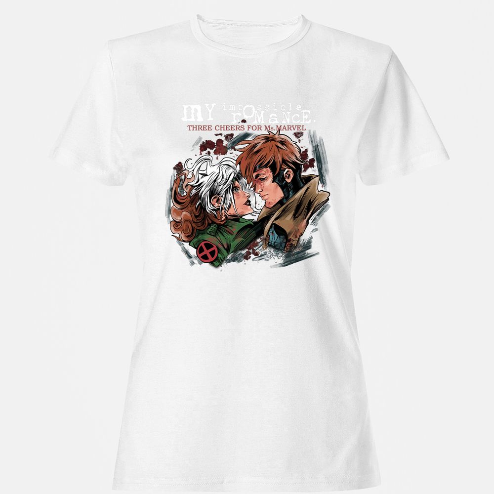 Women's T-Shirt - B9D4XCV9 - White - 16