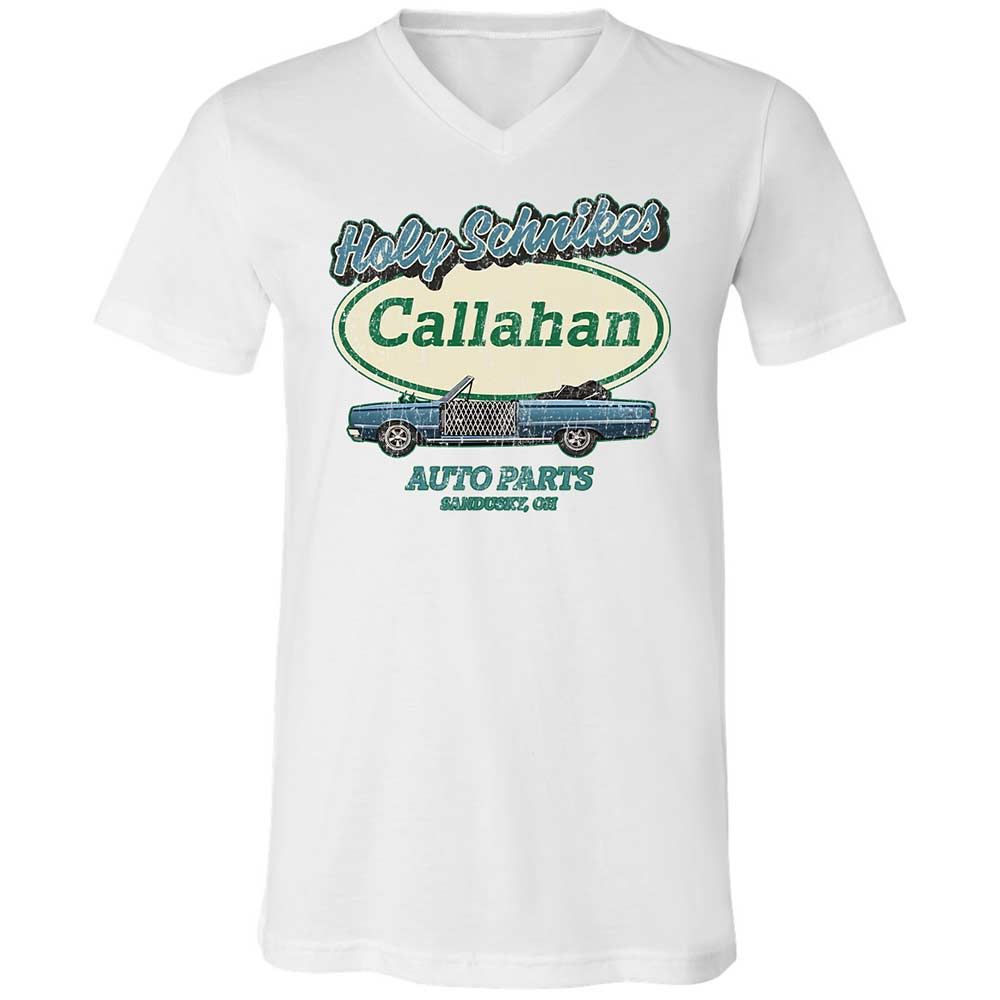 Unisex V-Neck T-Shirt - YQYAZSX4 - White - 16