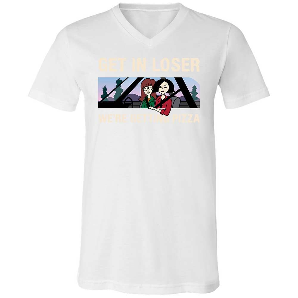 Unisex V-Neck T-Shirt - UNWYVYNR - White - 16