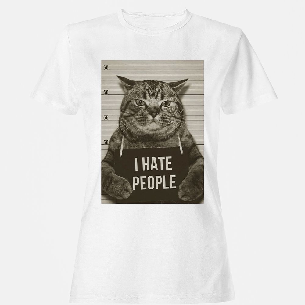 Women's T-Shirt - Q8WJD9UC - White - 16