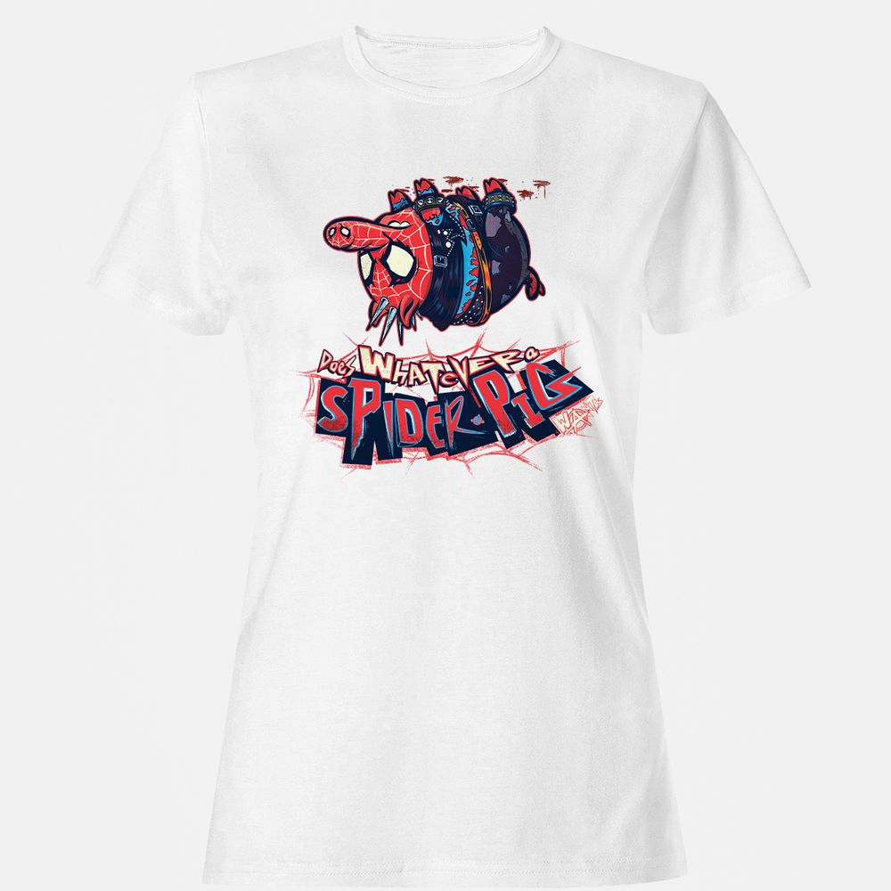 Women's T-Shirt - 66QBTLEE - White - 16