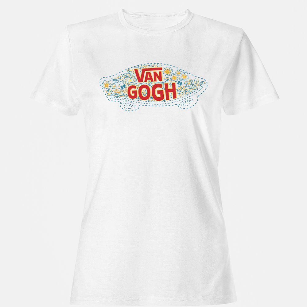 Women's T-Shirt - BR8CZEQM - White - 16