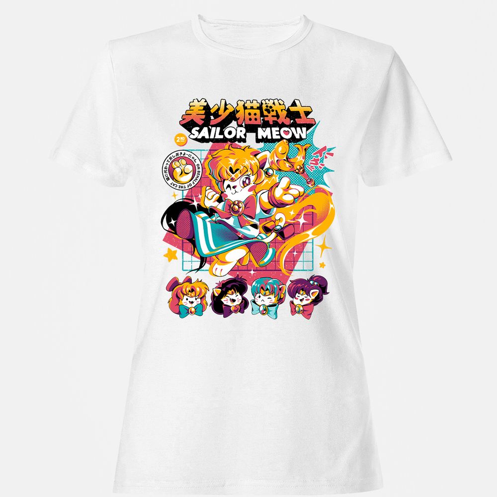 Women's T-Shirt - QTB7P63M - White - 16