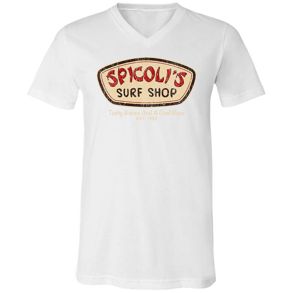 Unisex V-Neck T-Shirt - 7CDQ9Z8J - White - 16