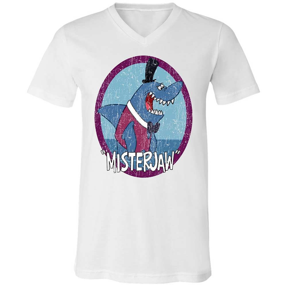Unisex V-Neck T-Shirt - VVUW8M8W - White - 16