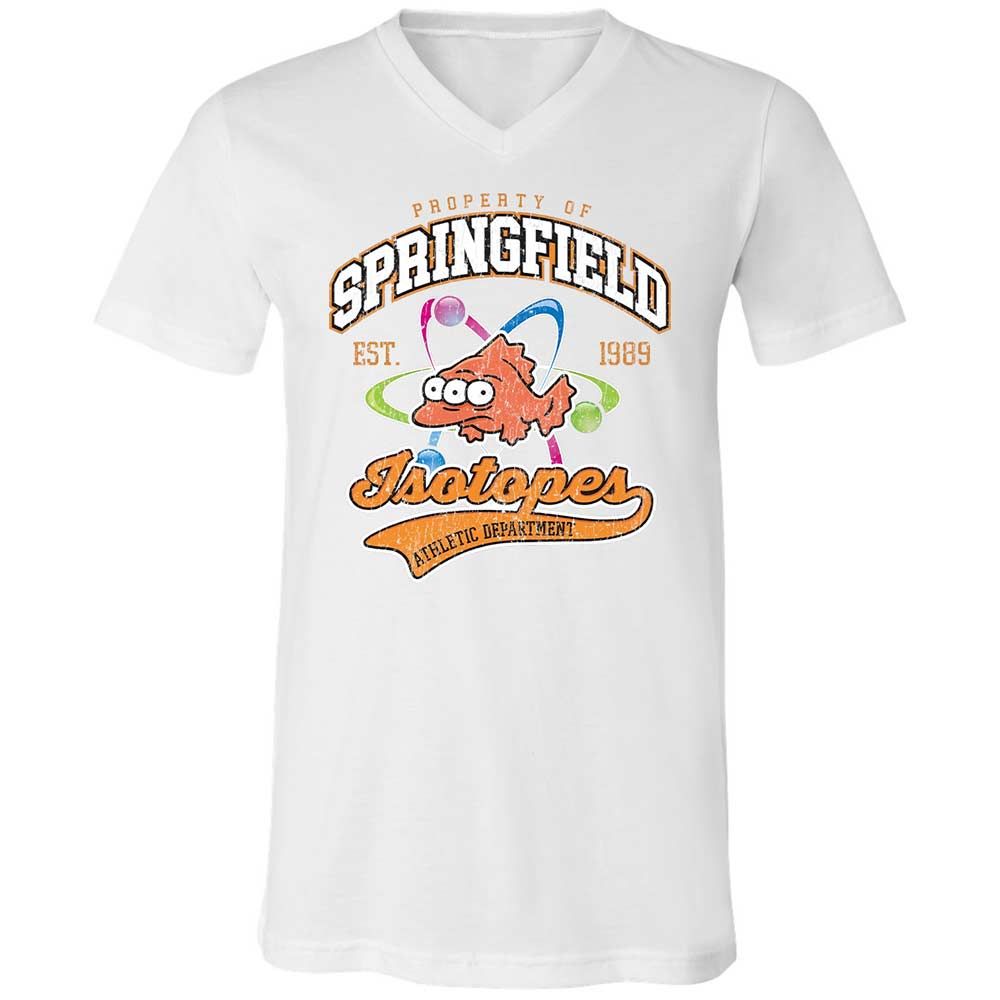 Unisex V-Neck T-Shirt - HCF3Z8G8 - White - 16