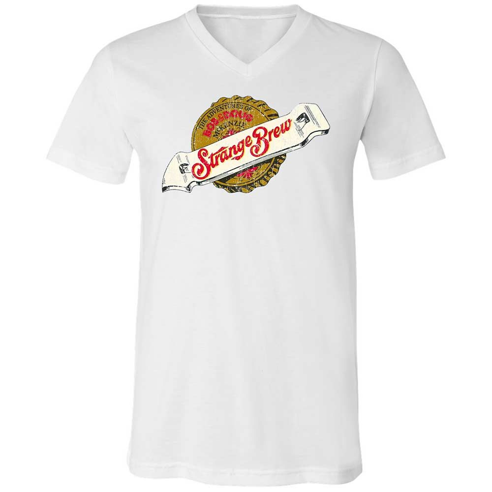 Unisex V-Neck T-Shirt - P4DHA5L4 - White - 16