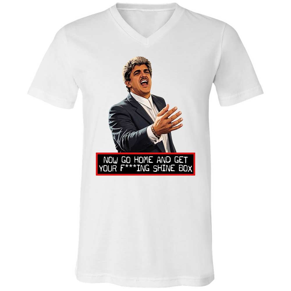 Unisex V-Neck T-Shirt - PZ7LXY1D - White - 16