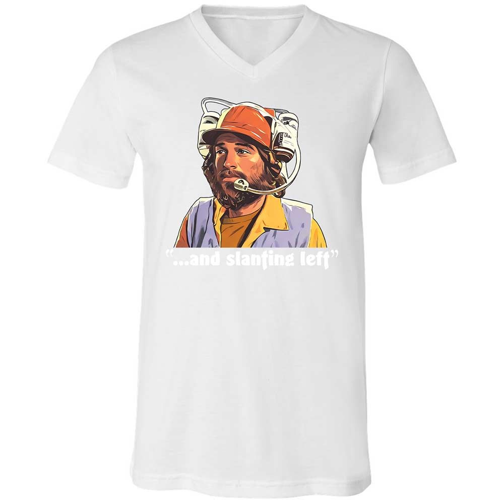 Unisex V-Neck T-Shirt - B9NJBB49 - White - 16