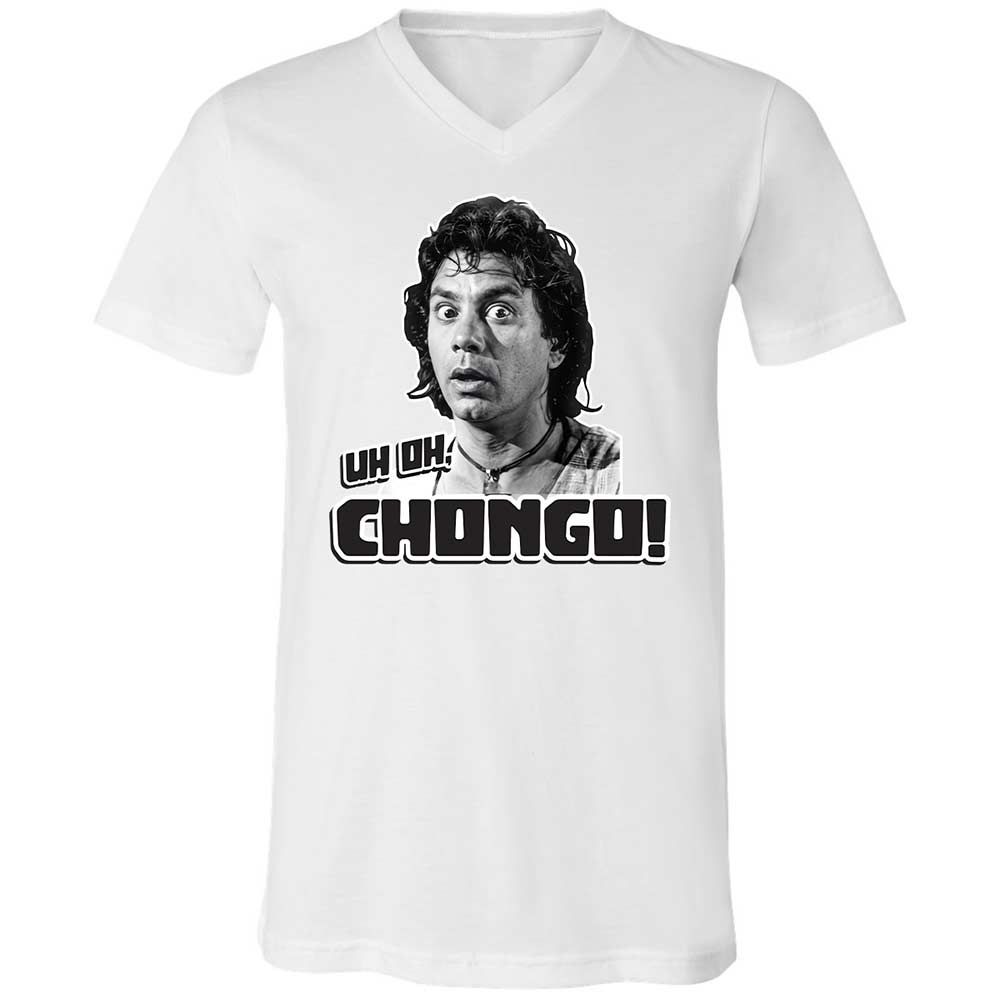 Unisex V-Neck T-Shirt - KV51UC9H - White - 16
