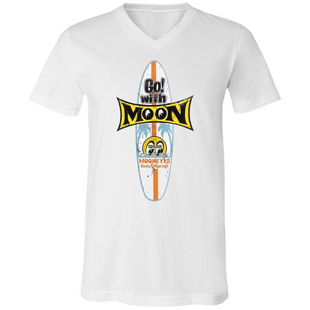 Unisex V-Neck T-Shirt - KY7N5KS7 - White - 16