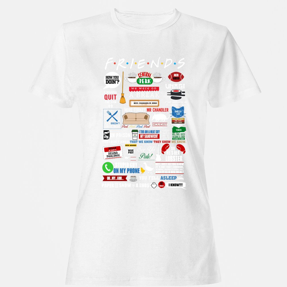 Women's T-Shirt - YC4DHBQ7 - White - 16