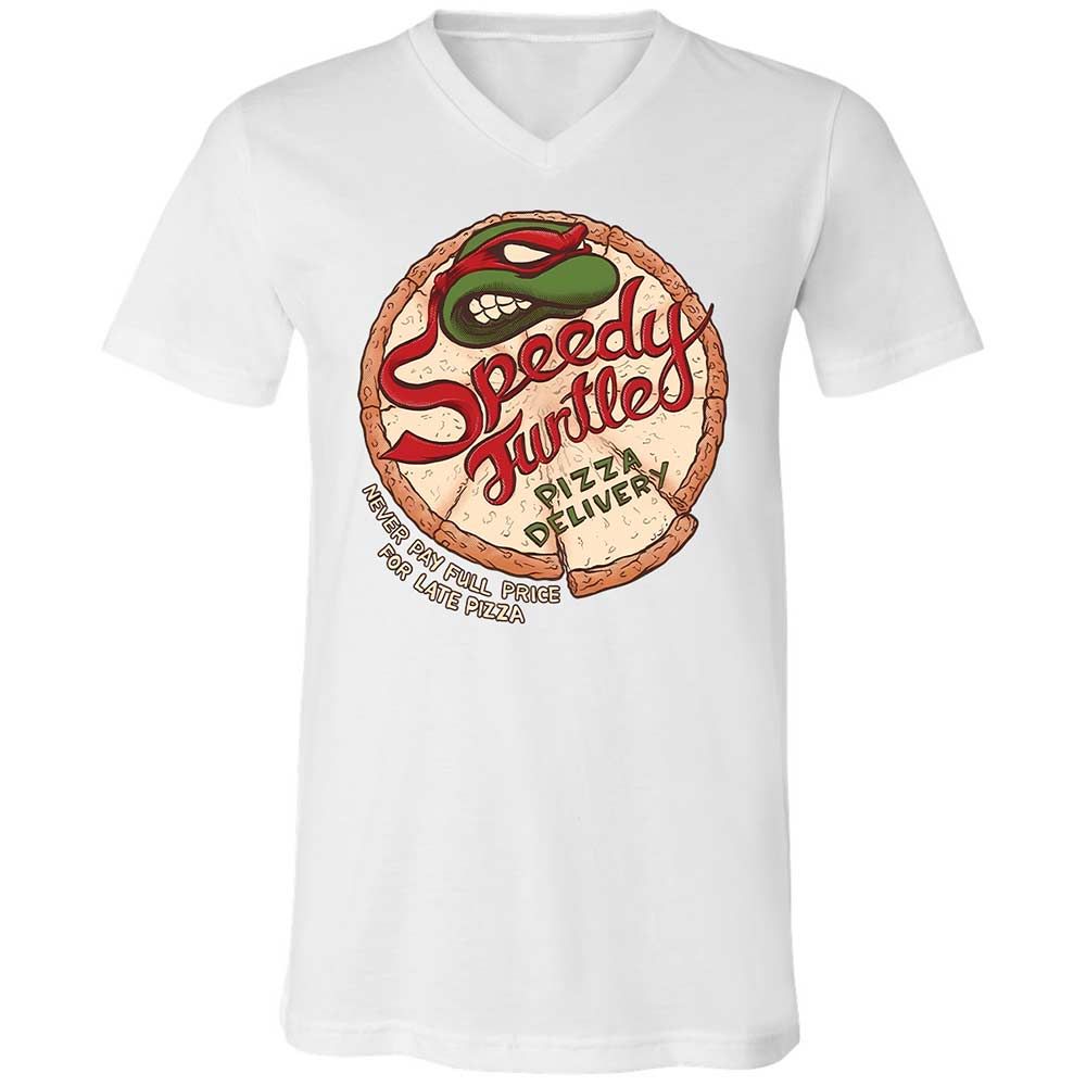 Unisex V-Neck T-Shirt - QTH6DN98 - White - 16